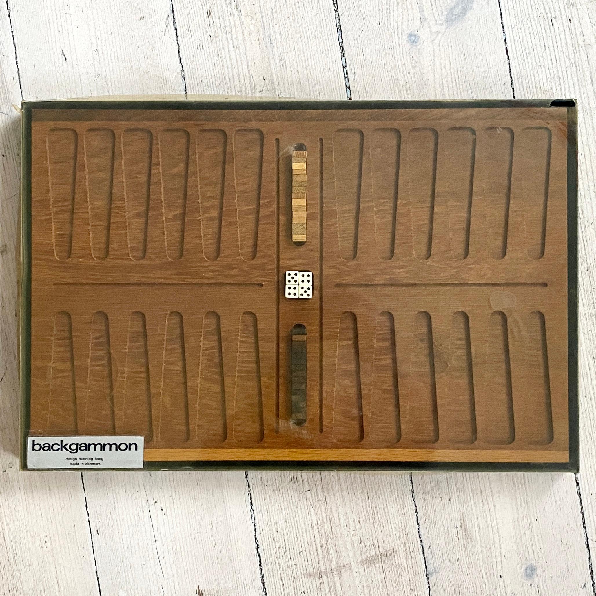 Danish Mid-Century Teak Backgammon Game by Henning Bang 6