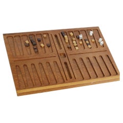 Danish Mid-Century Teak Backgammon Game by Henning Bang