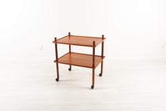 Danish Mid-century Teak Bar Cart, 1960s