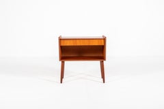 Danish Mid-Century Teak Bedside Table — 1960s