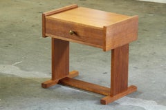 Danish mid-century Teak Bedside Table nightstand, 1960s