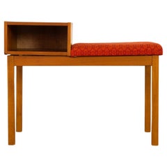 Danish Mid-Century Teak & Beech Mid-Century Bench