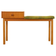 Danish Mid-Century Teak & Beech Mid-Century Bench