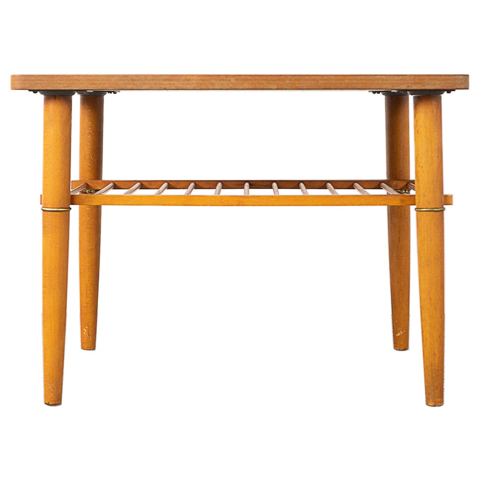 Tavolino danese del metà secolo in teak e beeche