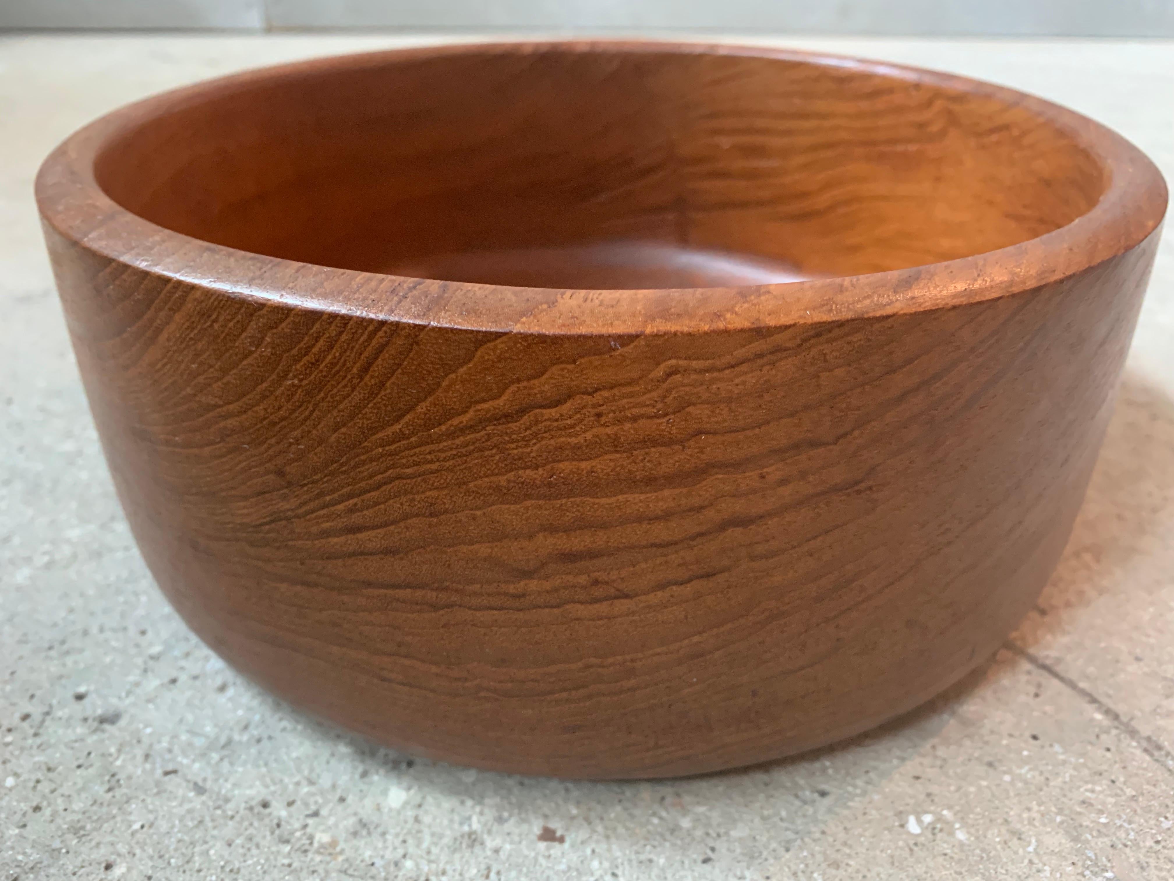 Mid-Century Modern Danish Midcentury Teak Bowl For Sale