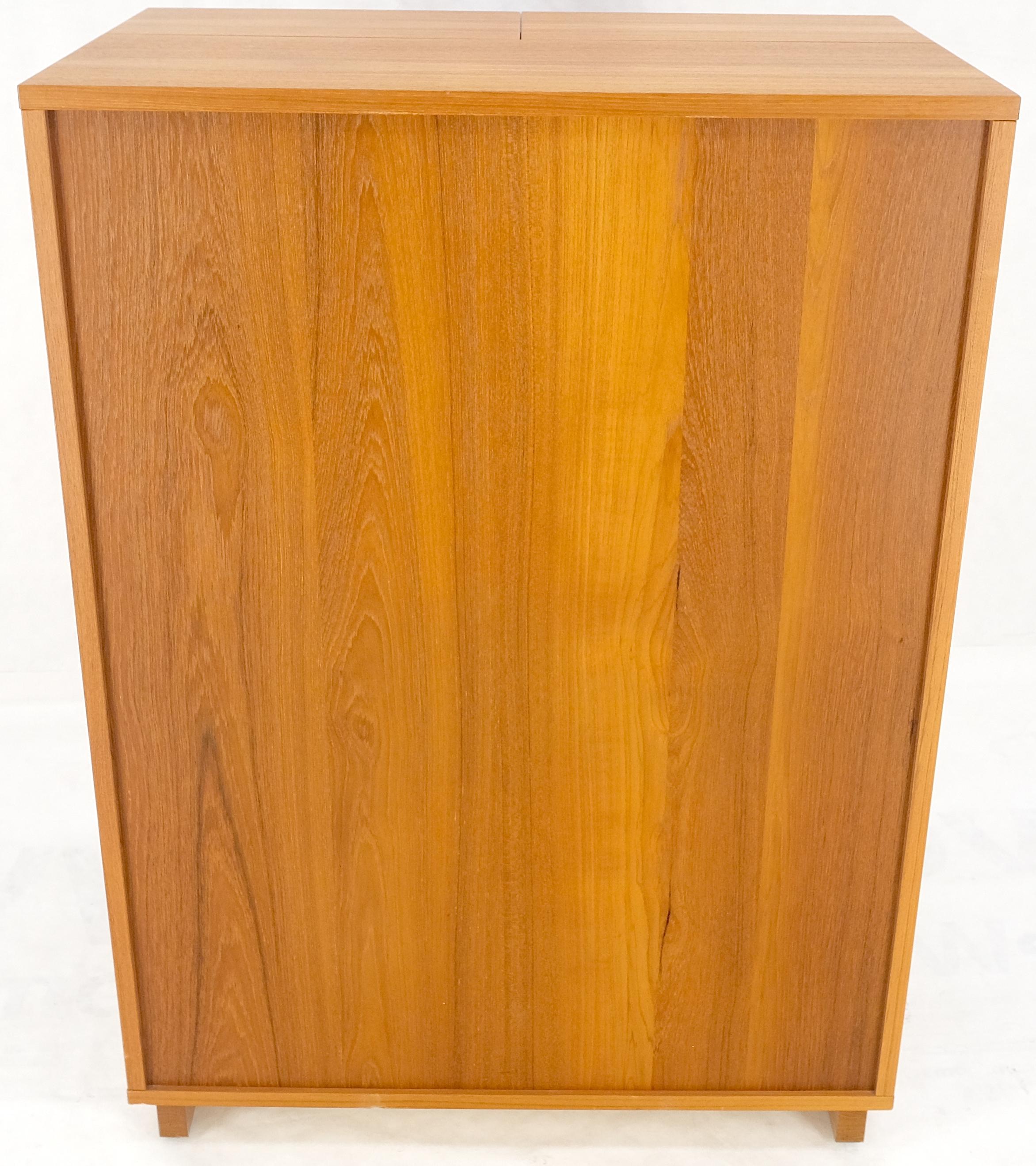 Danish Mid Century Teak Box Wooton Folding Desk Writing Table File Cabinet MINT! For Sale 6