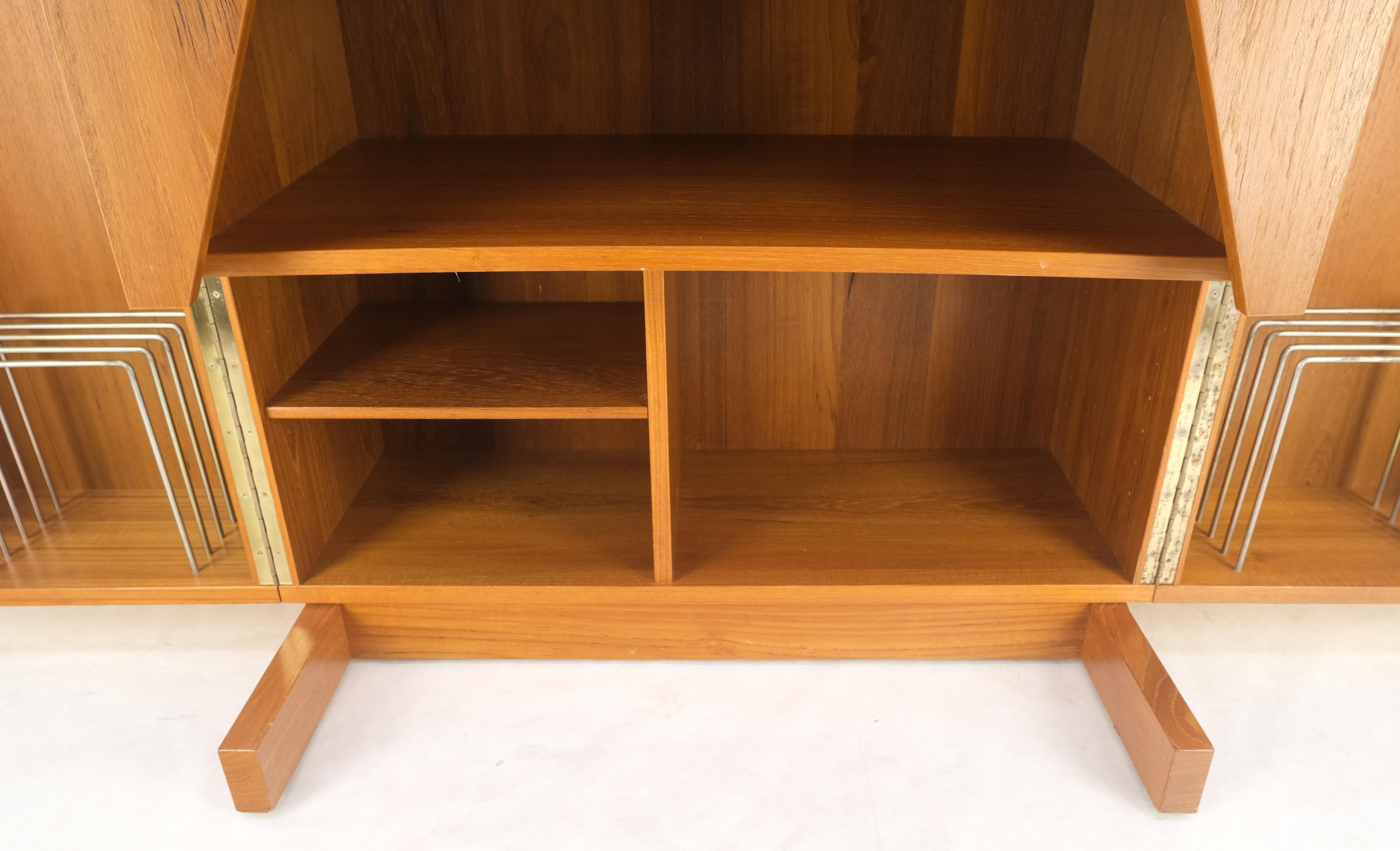 Danish Mid Century Teak Box Wooton Folding Desk Writing Table File Cabinet MINT! For Sale 4