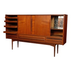 Danish Mid Century Teak Buffet with Bar