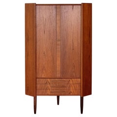 Dänischer Eckschrank aus Teakholz, Mid-Century, 1960er Jahre