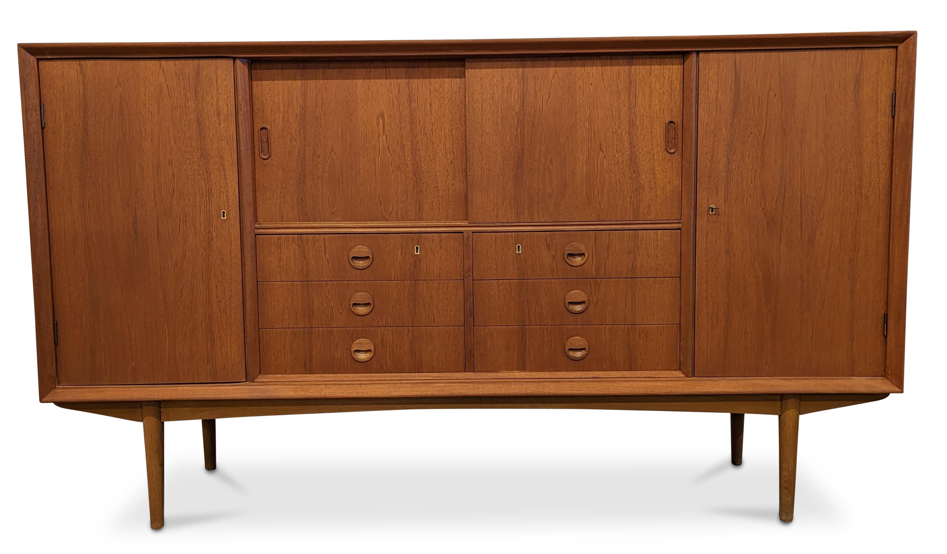 Danish Midcentury Teak Credenza, 062357 2