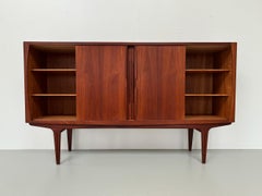 Danish Mid-Century Teak Credenza with Bar by Vantinge, 1960s.