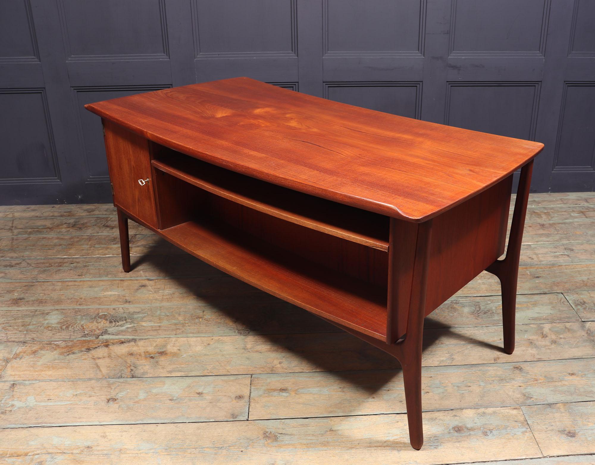 Danish Mid Century Teak Desk by Svend Madsen c1960 5