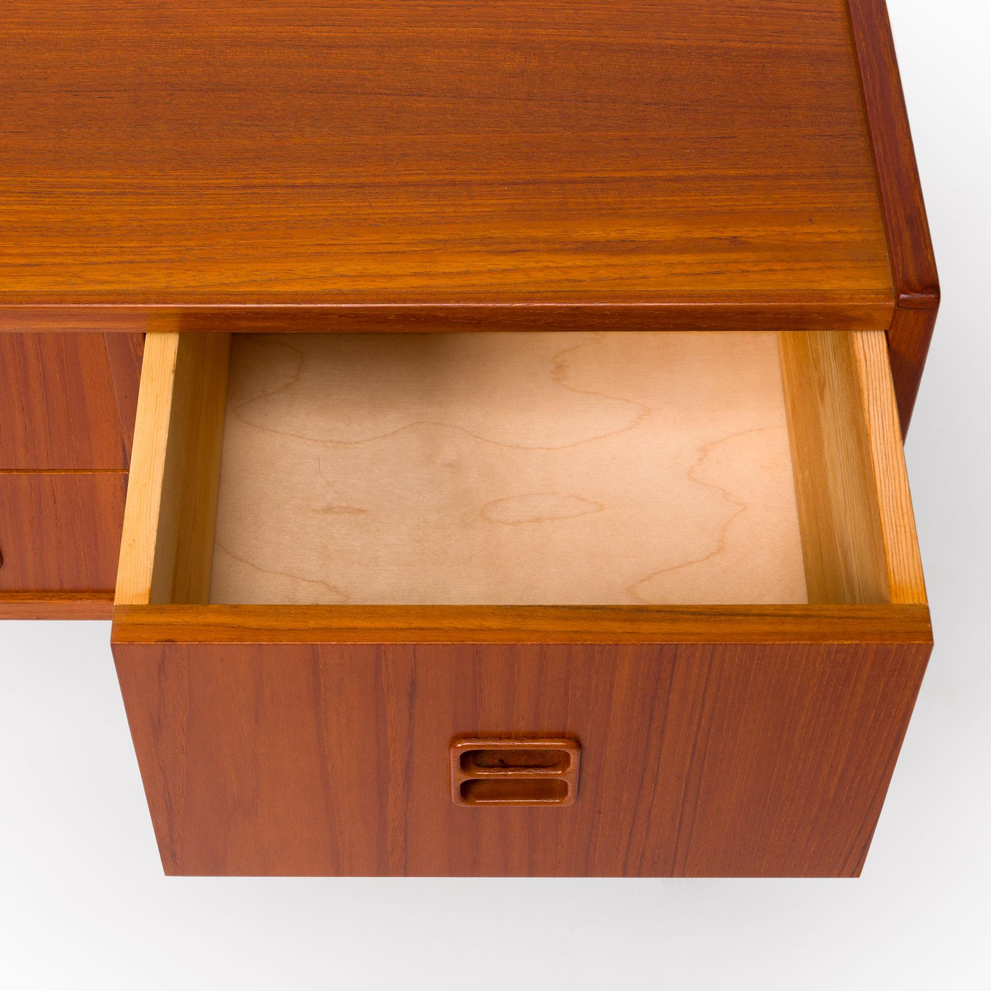 20th Century Danish Mid-Century Teak Entryway Chest 1960s