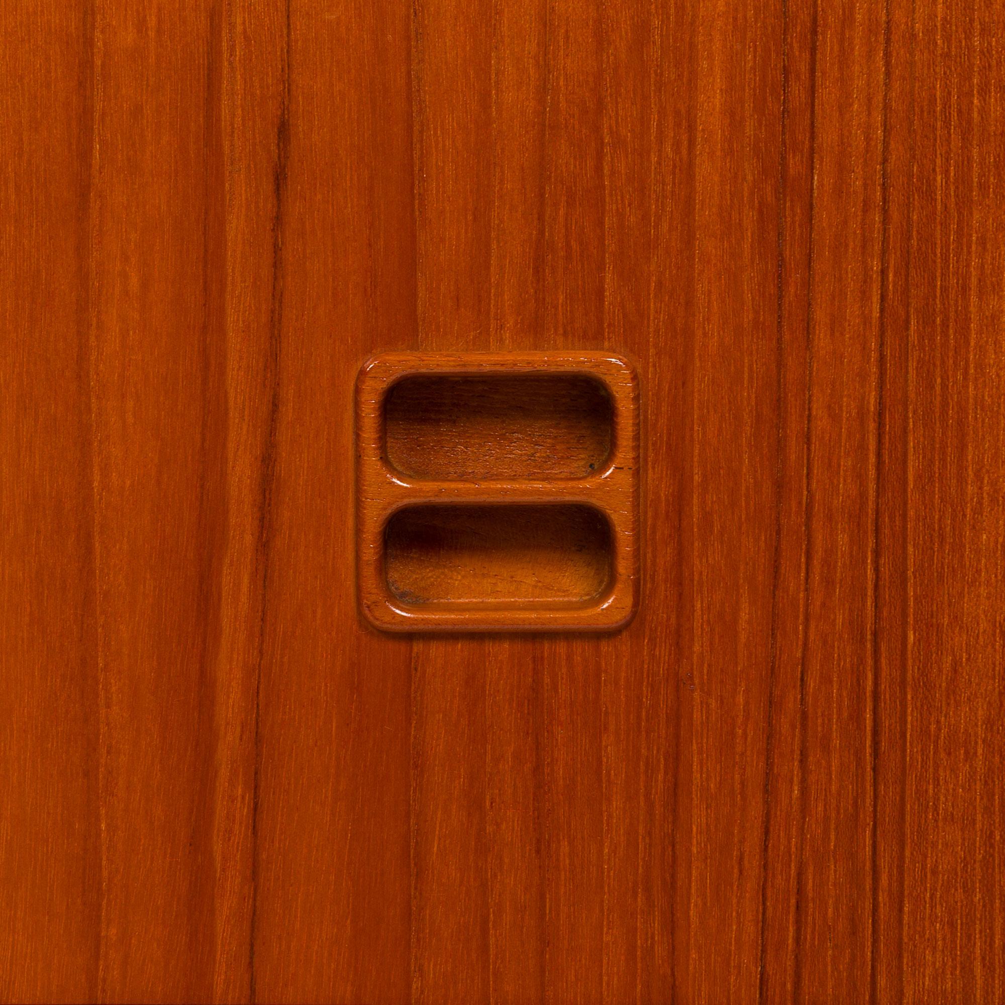 Danish Mid-Century Teak Entryway Chest 1960s 1