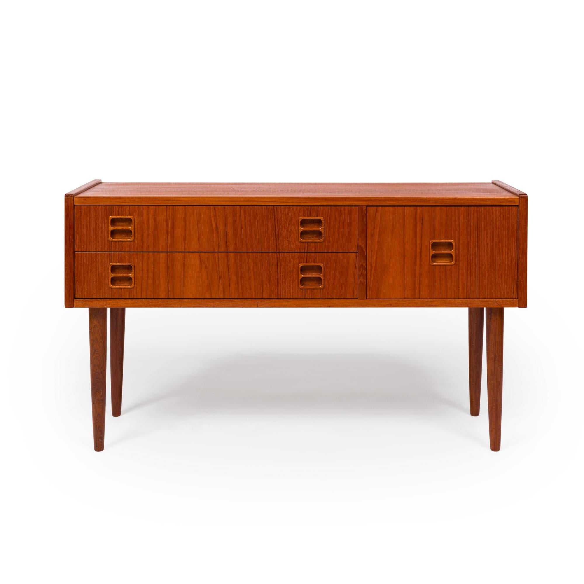 Danish Mid-Century Teak Entryway Chest 1960s 2