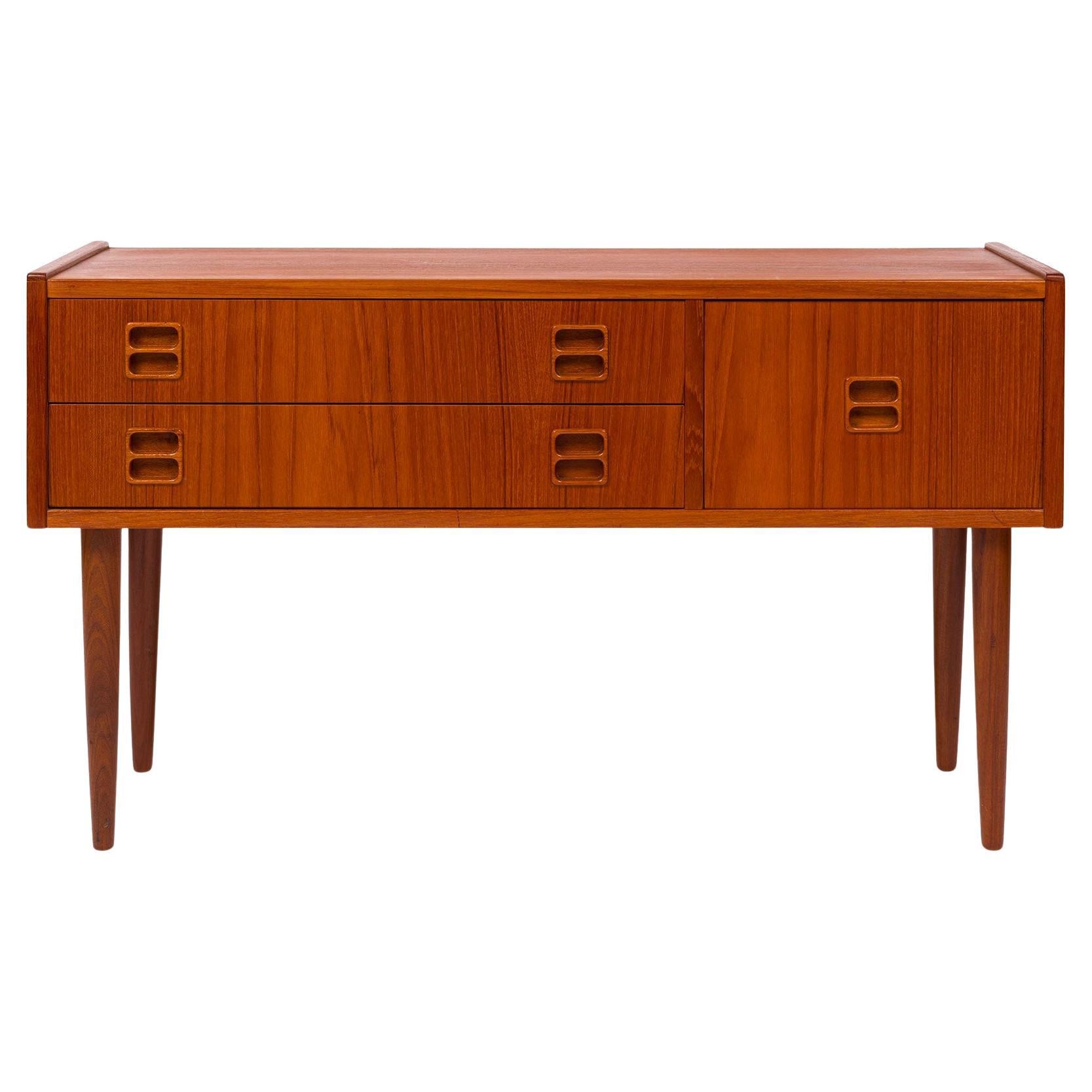 Danish Mid-Century Teak Entryway Chest 1960s