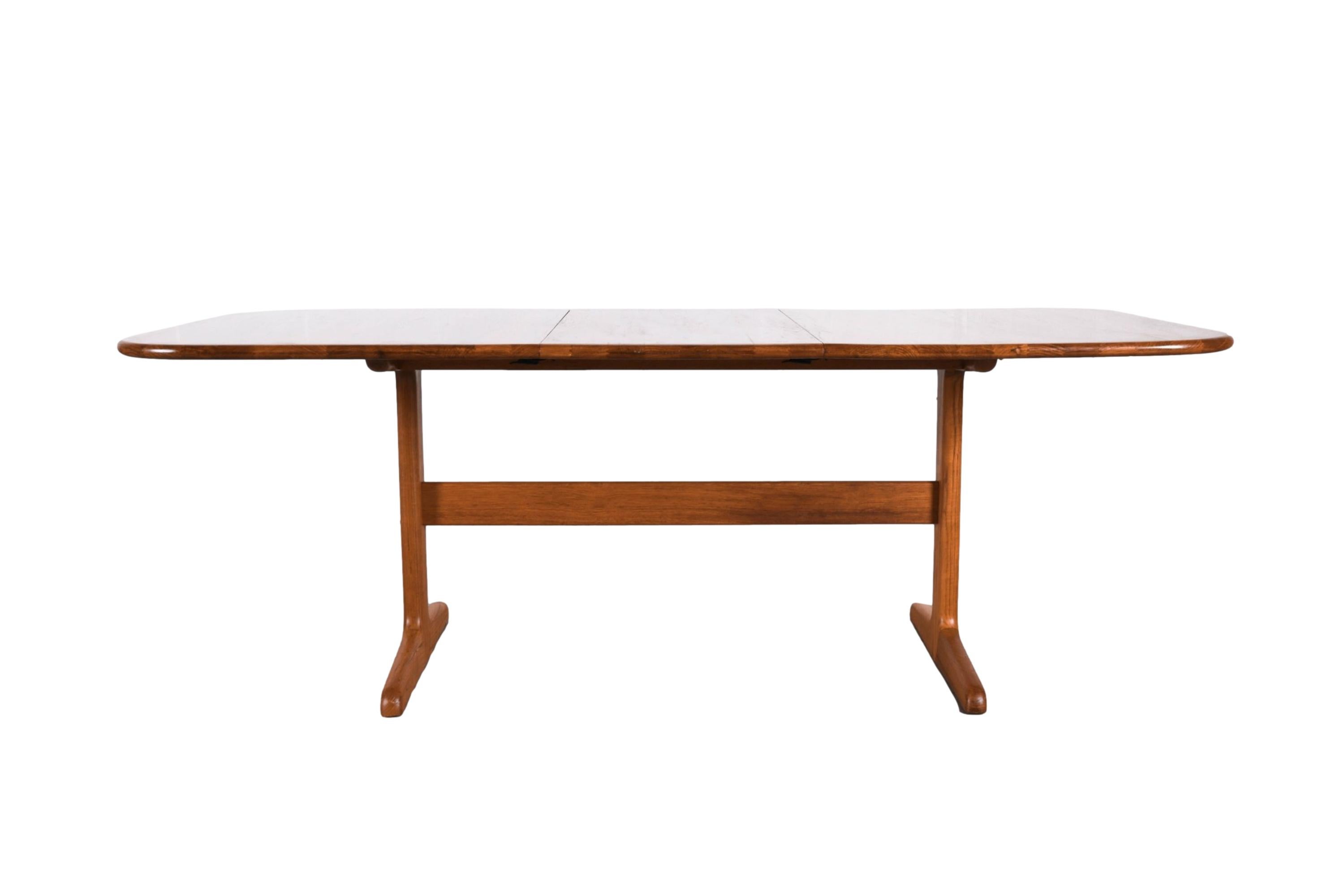 danish mid century modern dining table