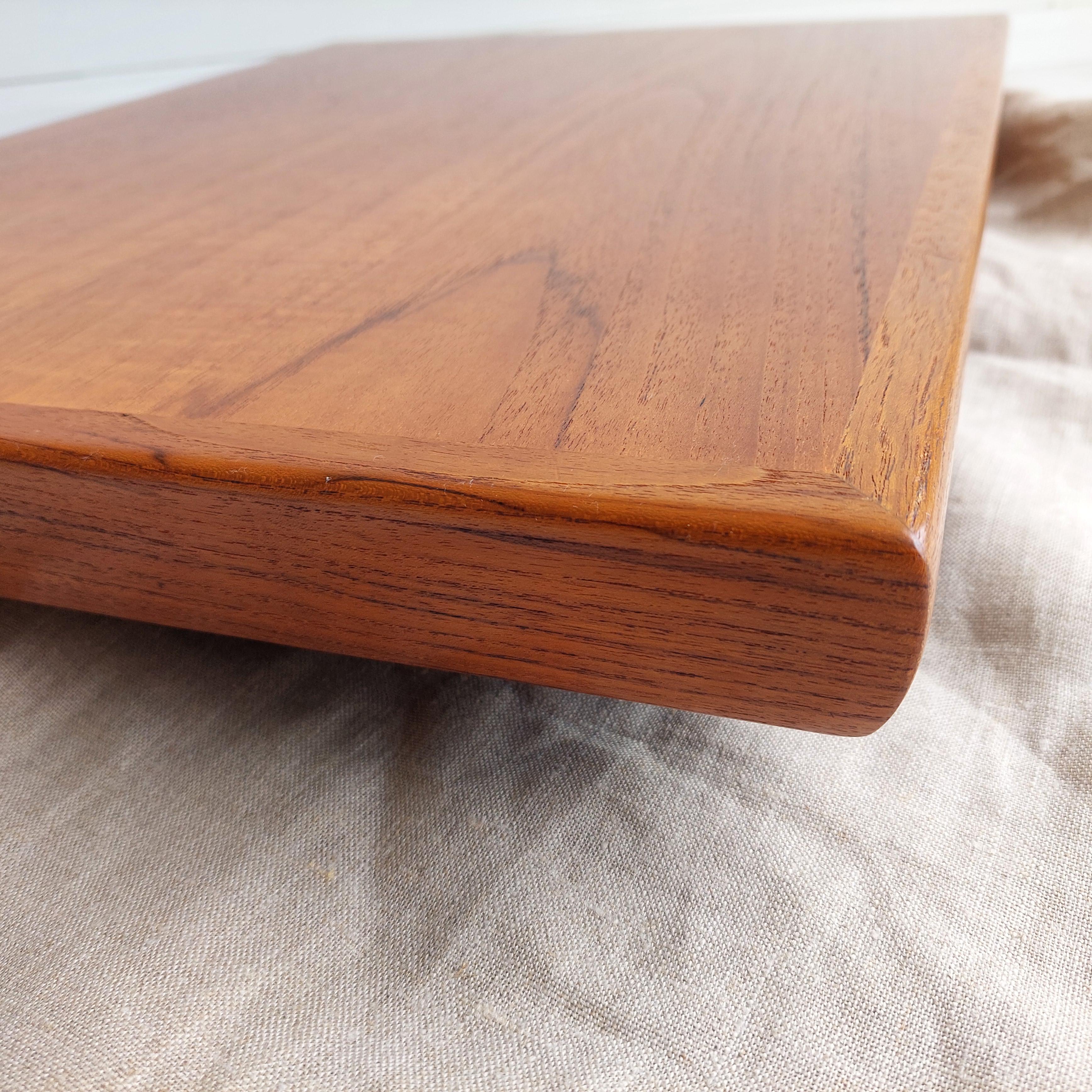 Danish Mid Century Teak Foldable Side Table By Johannes Andersen For Trioh 60s 11