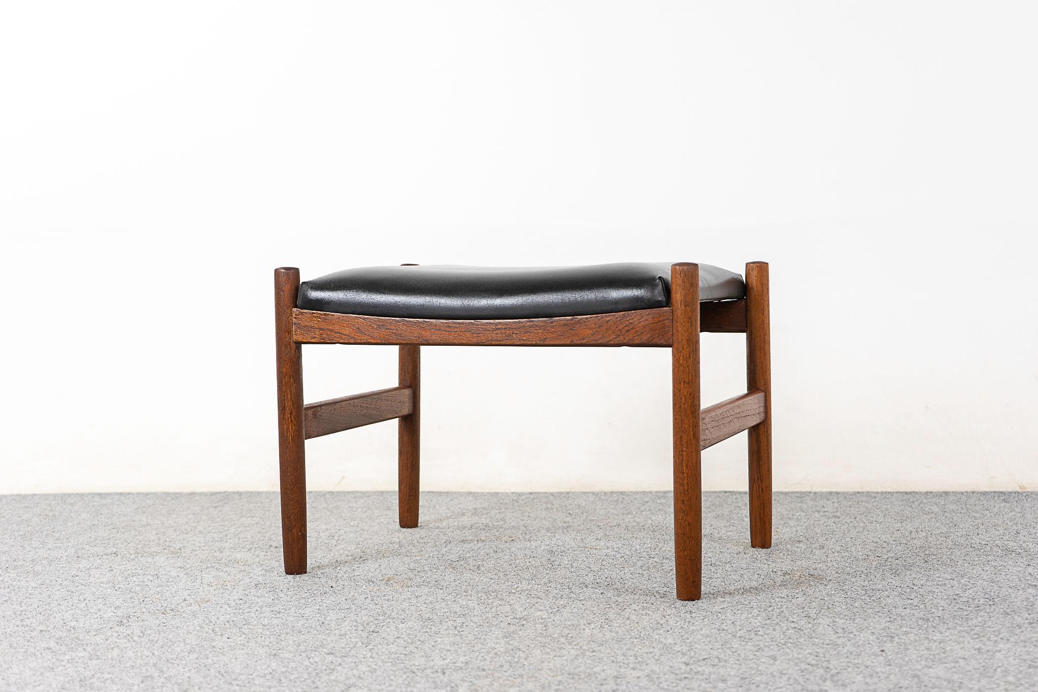 Danish Mid-Century Teak Footstool by Spottrup For Sale 2