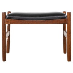 Used Danish Mid-Century Teak Footstool by Spottrup