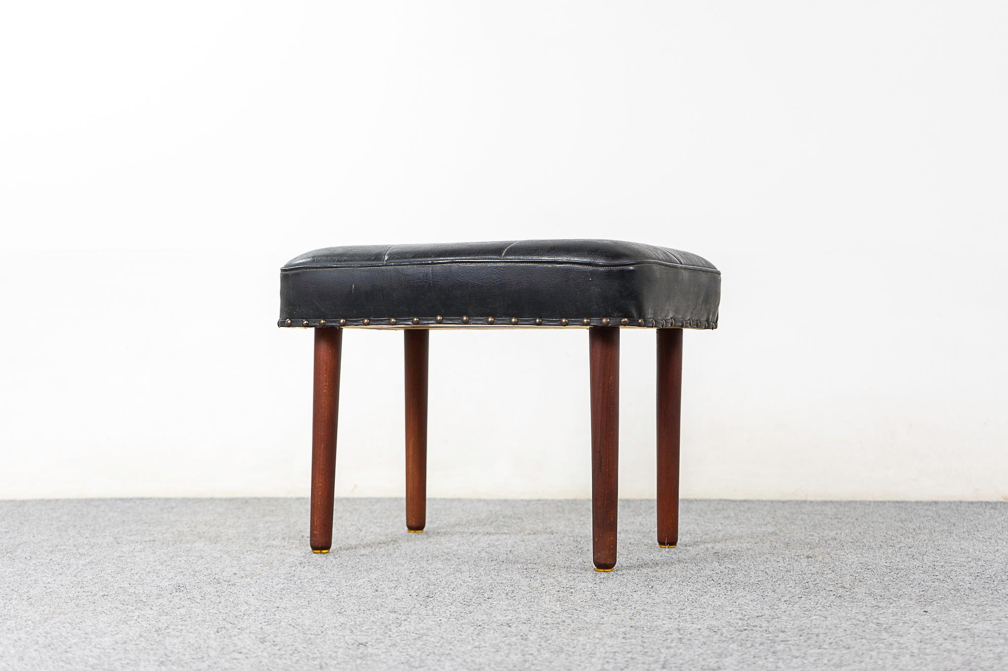 Mid-20th Century Danish Mid-Century Teak Footstool  For Sale