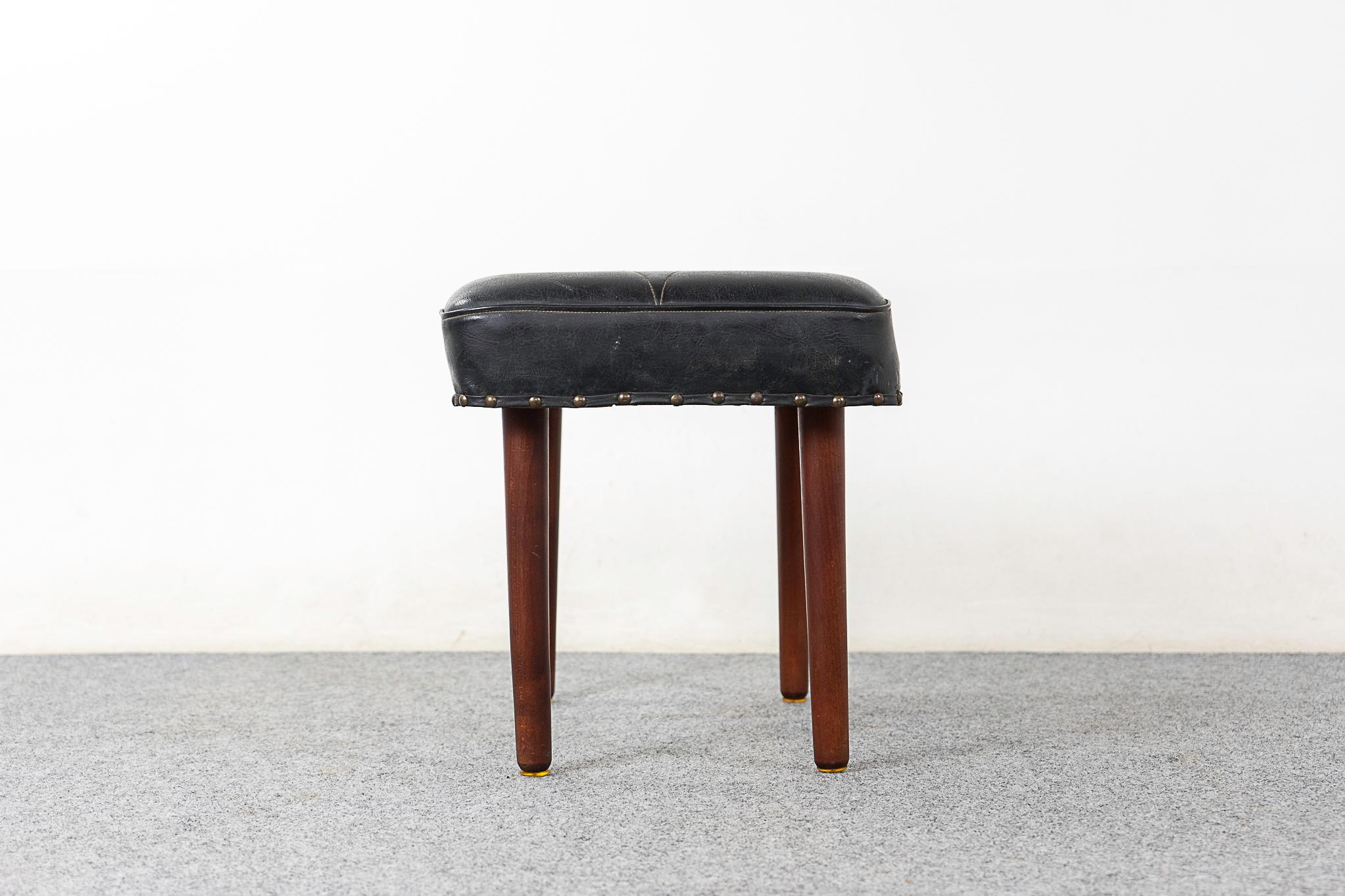 Danish Mid-Century Teak Footstool  For Sale 1