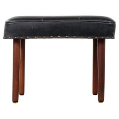 Vintage Danish Mid-Century Teak Footstool 