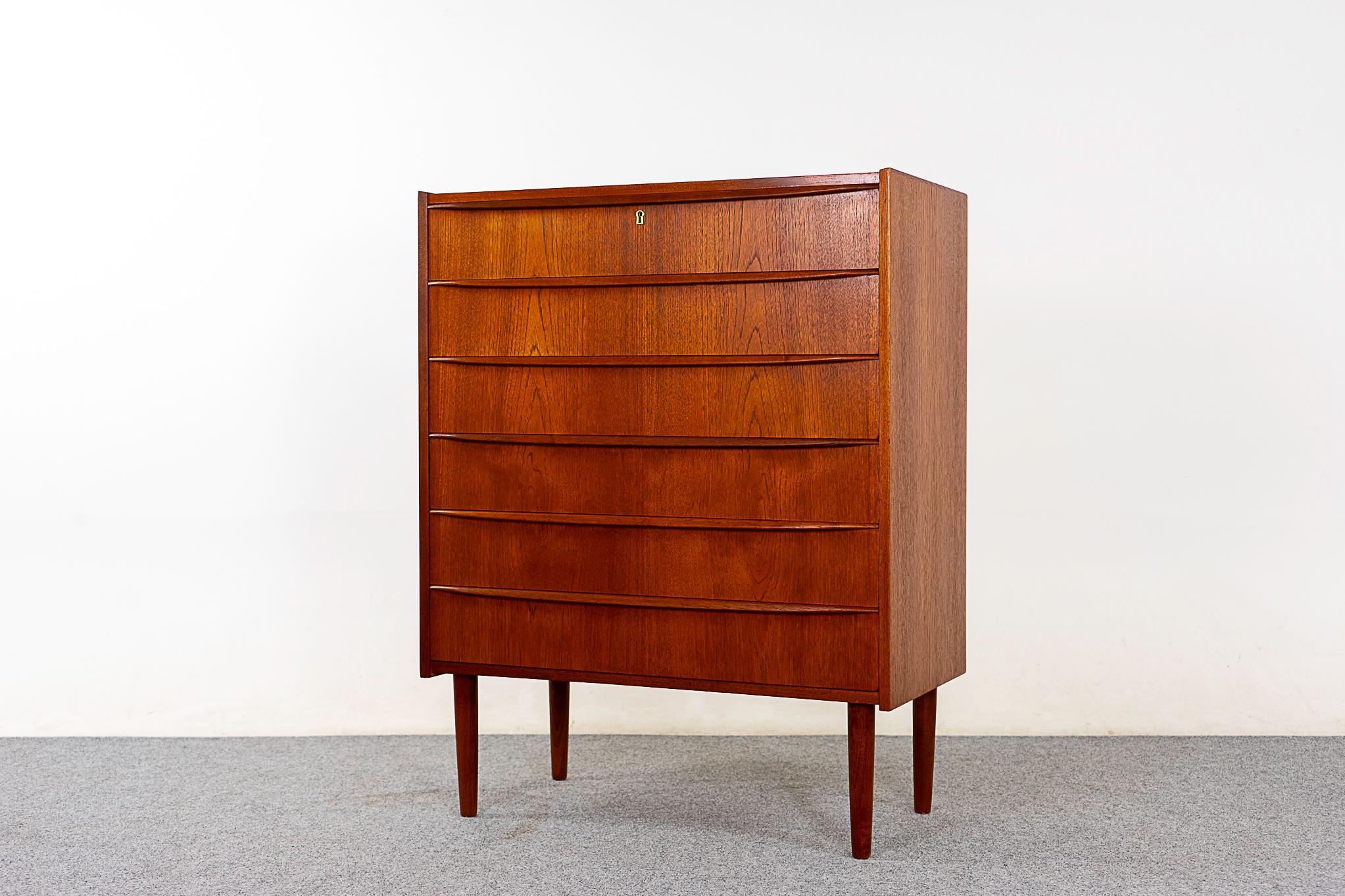 Danish Mid-Century Teak Highboy Dresser 4