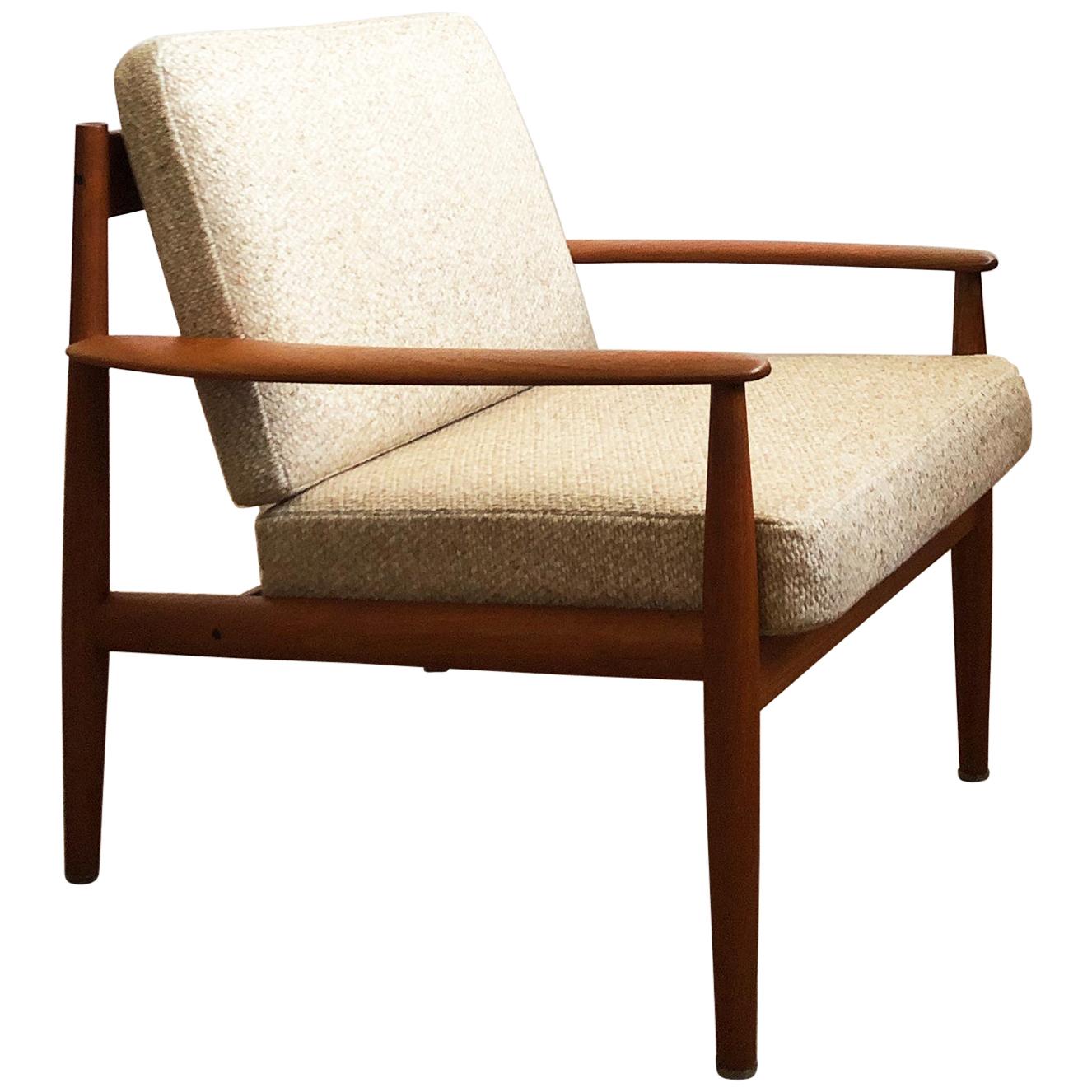 Danish Midcentury Teak Lounge Chair by Grete Jalk for France and Son For Sale