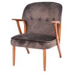 Danish Mid-Century Teak Lounge Chair, Style of Hovmand-Olsen