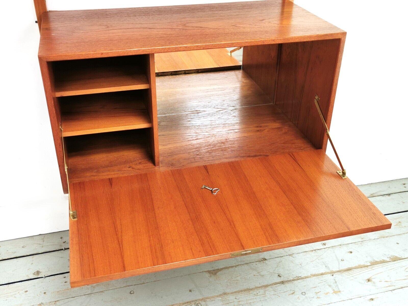 danish teak wall unit