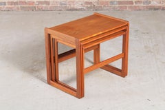 Danish Mid Century Teak Nest of Tables by Arne Hovmand-Olsen for Mogens Kold