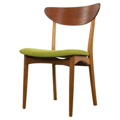 Dänischer Esszimmerstuhl aus Teak und Eiche, Mitte des Jahrhunderts