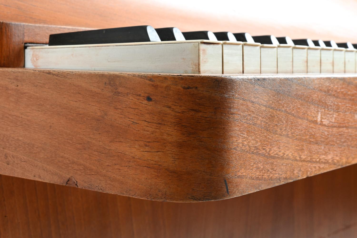 Danish Mid-Century Teak Pianette by Louis Zwicki, c. 1960's For Sale 4