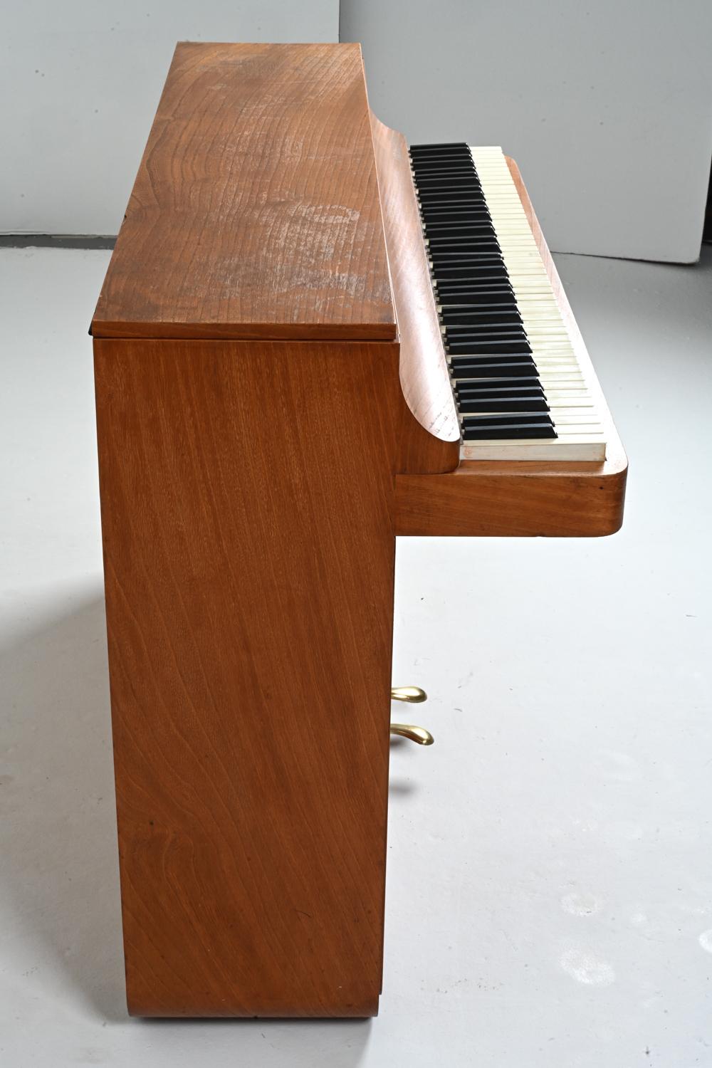 Danish Mid-Century Teak Pianette by Louis Zwicki, c. 1960's For Sale 5