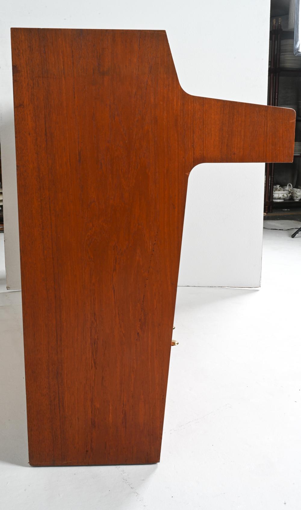 Danish Mid-Century Teak Pianette by Louis Zwicki, c. 1960's For Sale 15