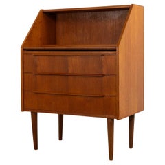 Vintage Danish Mid Century Teak Secretaire / Secretary Desk
