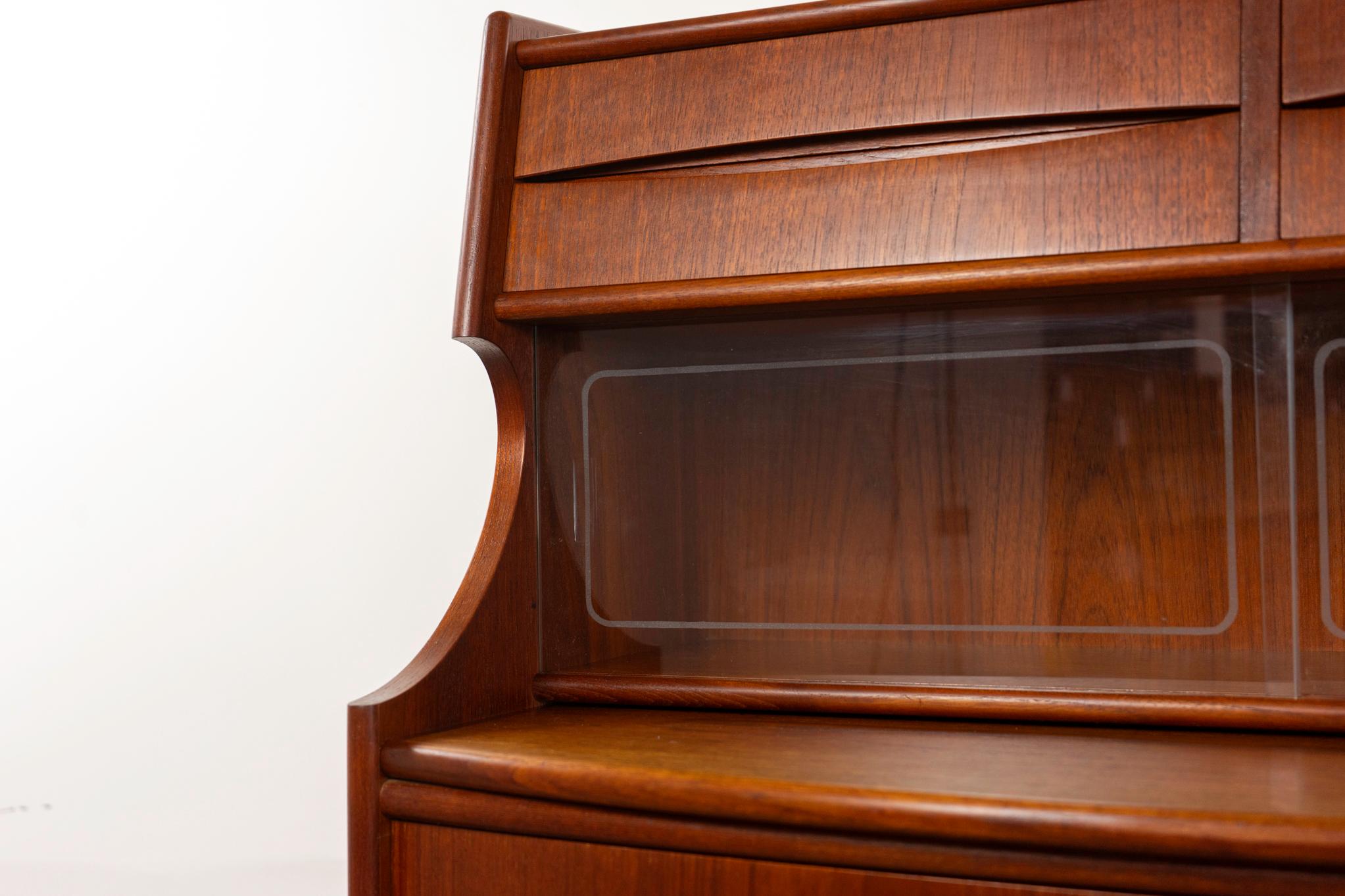 Dänischer Mid Century Sekretär aus Teakholz (Skandinavische Moderne) im Angebot