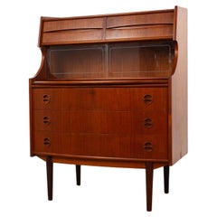 Danish Mid Century Teak Secretary Desk