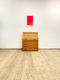 Danish Mid-Century Teak Secretary Desk / Writing Cabinet by Dyrlund, 1960s