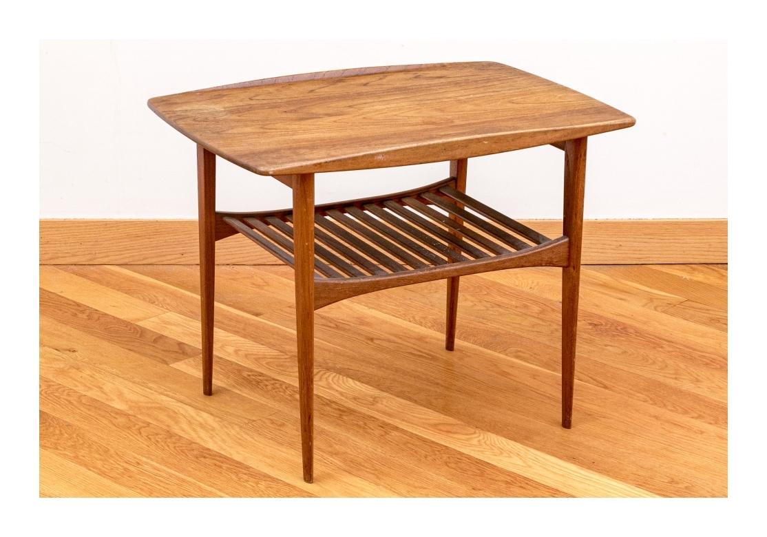 Danish Mid Century Teak Side Table By France And Son Denmark For Sale 5