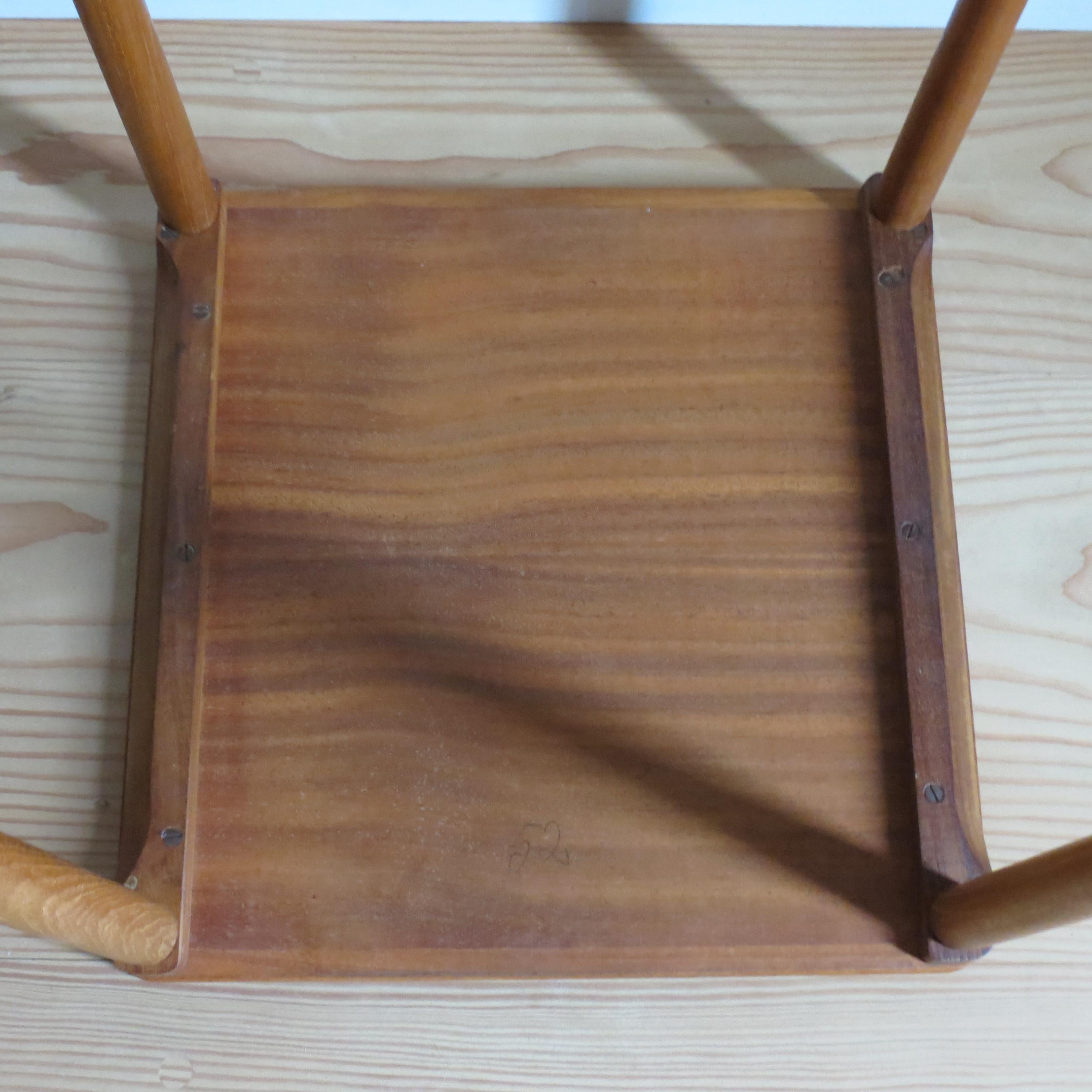 Danish Mid Century Teak Side Table designed by H W Klein for Bramin Denmark For Sale 6