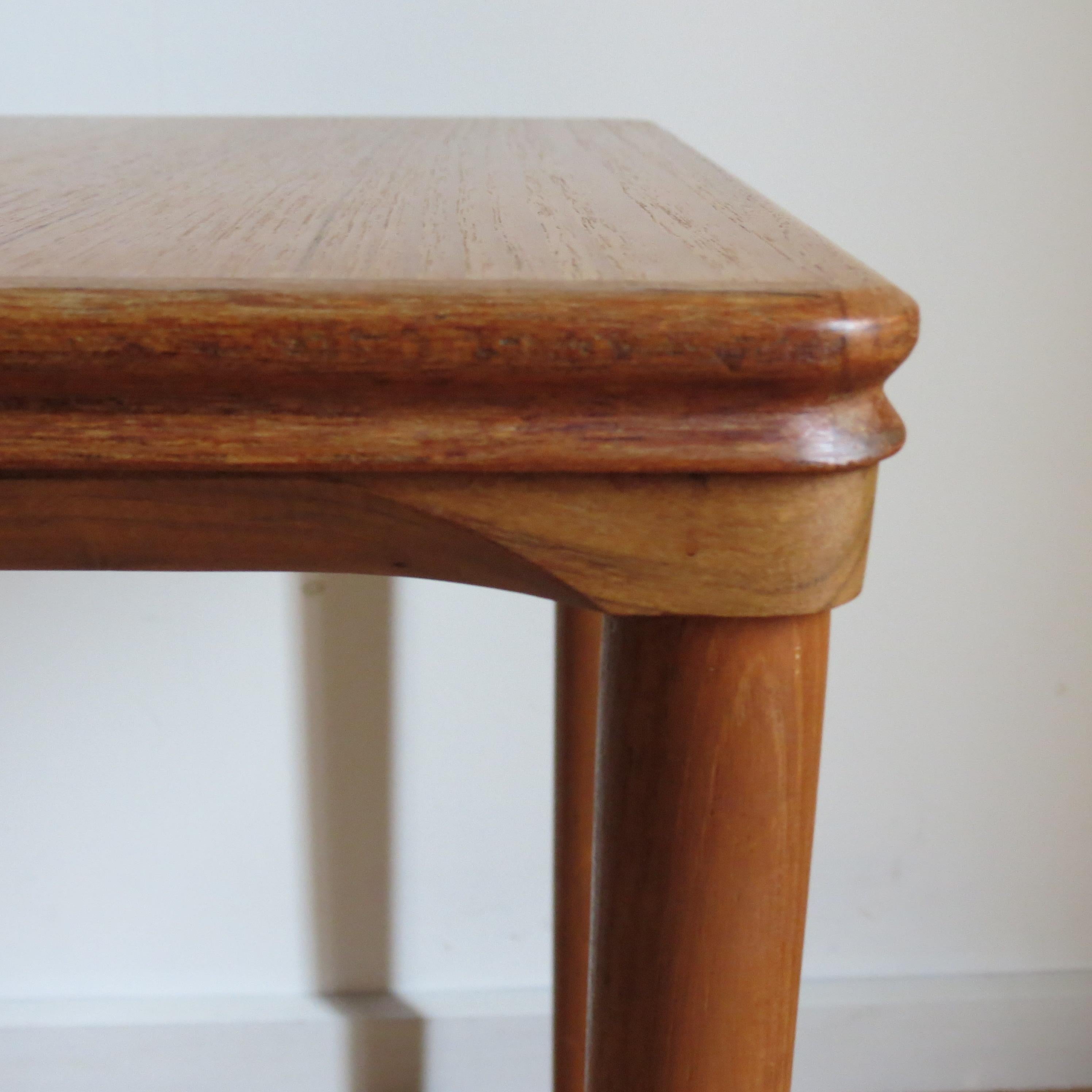 Danish Mid Century Teak Side Table designed by H W Klein for Bramin Denmark For Sale 3