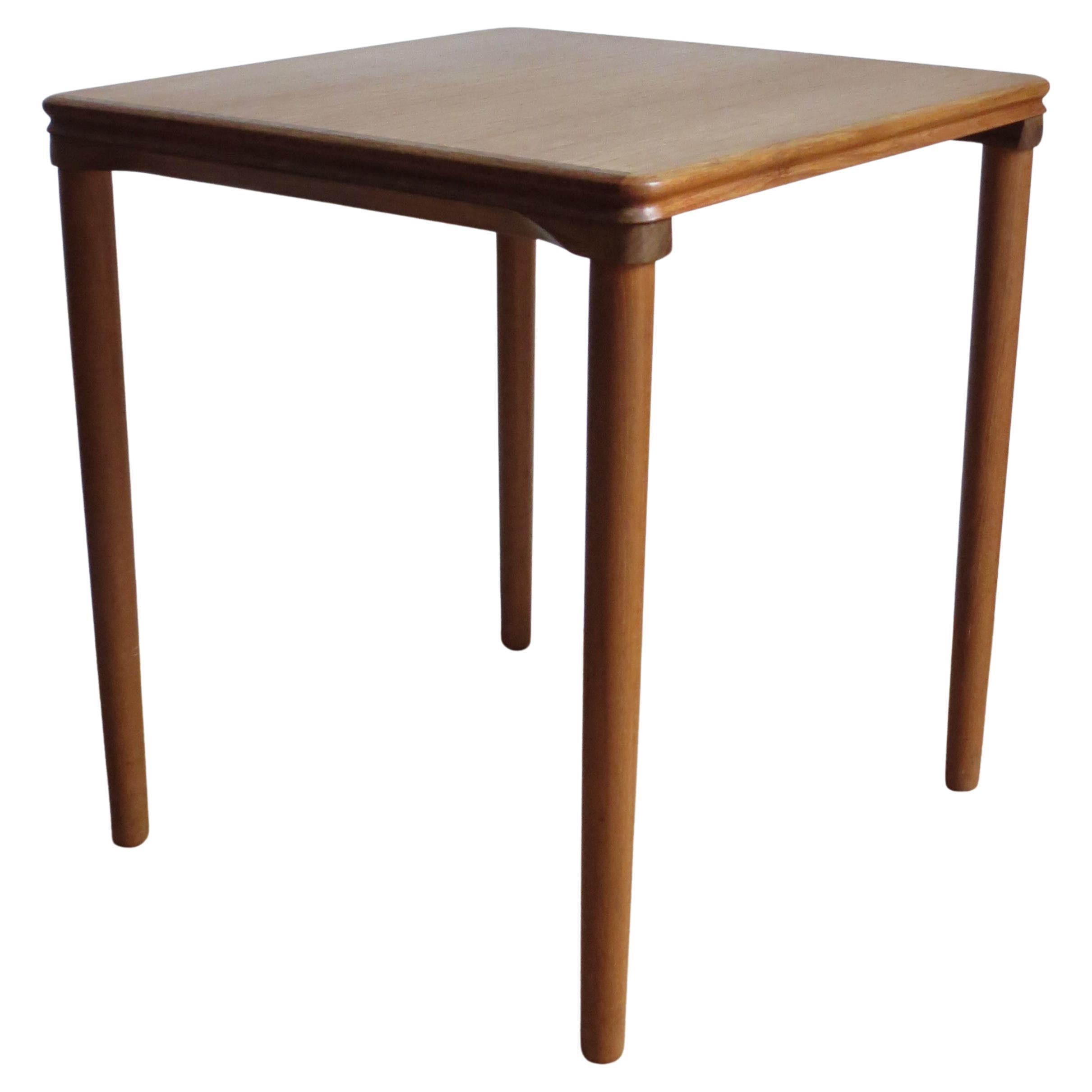 Danish Mid Century Teak Side Table designed by H W Klein for Bramin Denmark For Sale