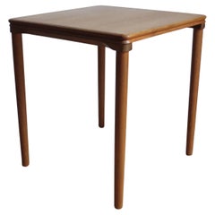 Vintage Danish Mid Century Teak Side Table designed by H W Klein for Bramin Denmark