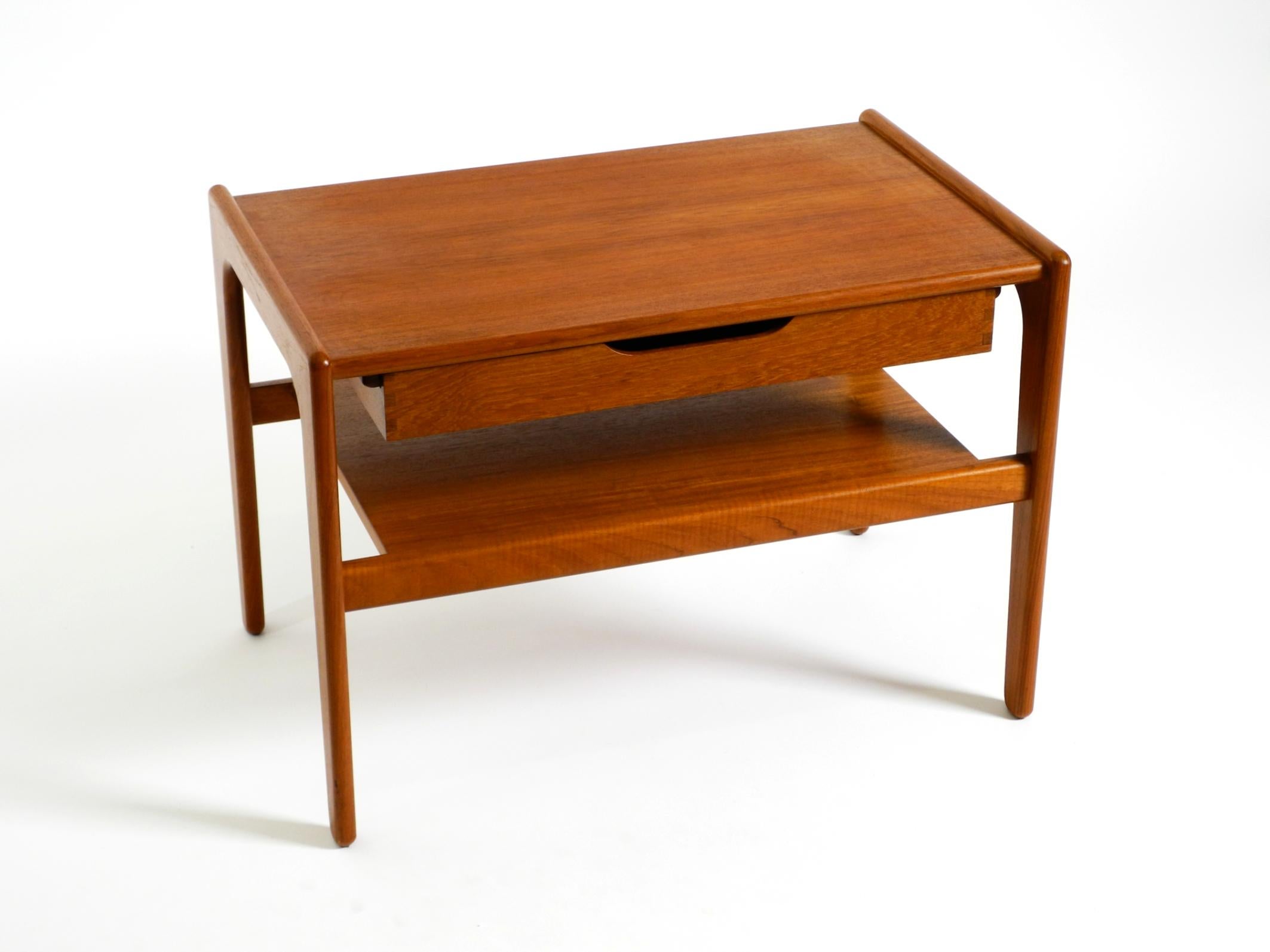 Danish mid-century teak side table with drawer by Salin Nyborg, circa 1960s For Sale