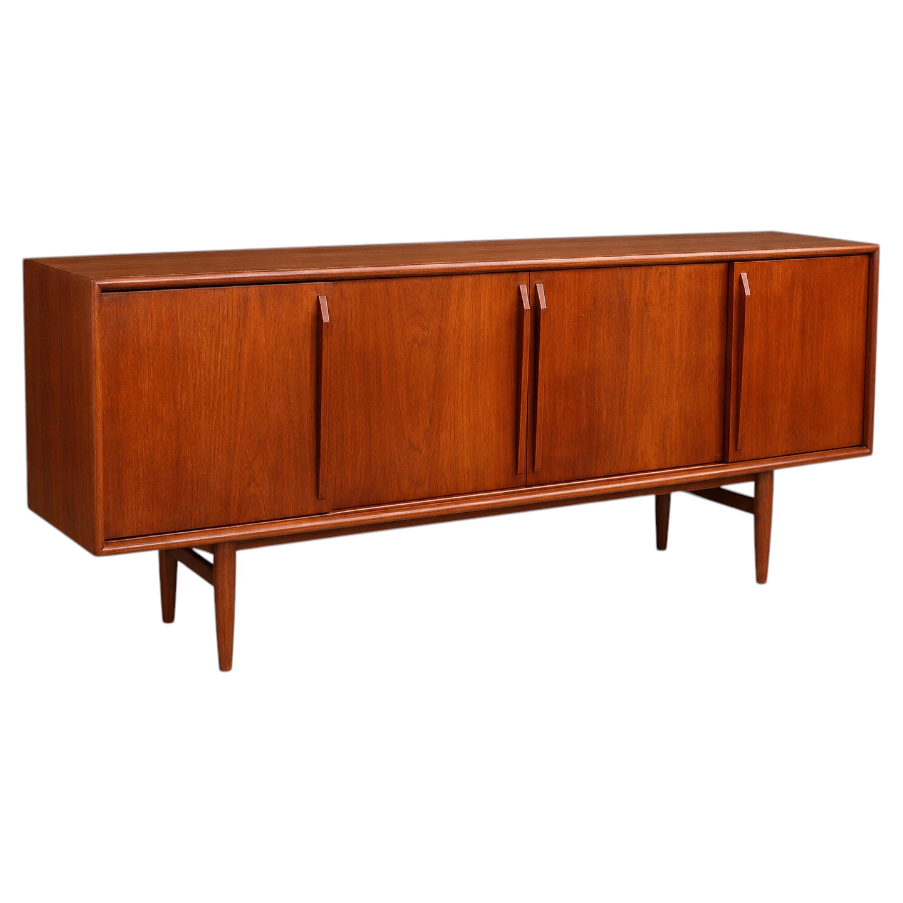 Danish Mid-Century teak sideboard designed by Gunni Omann Axel Christensen Odder