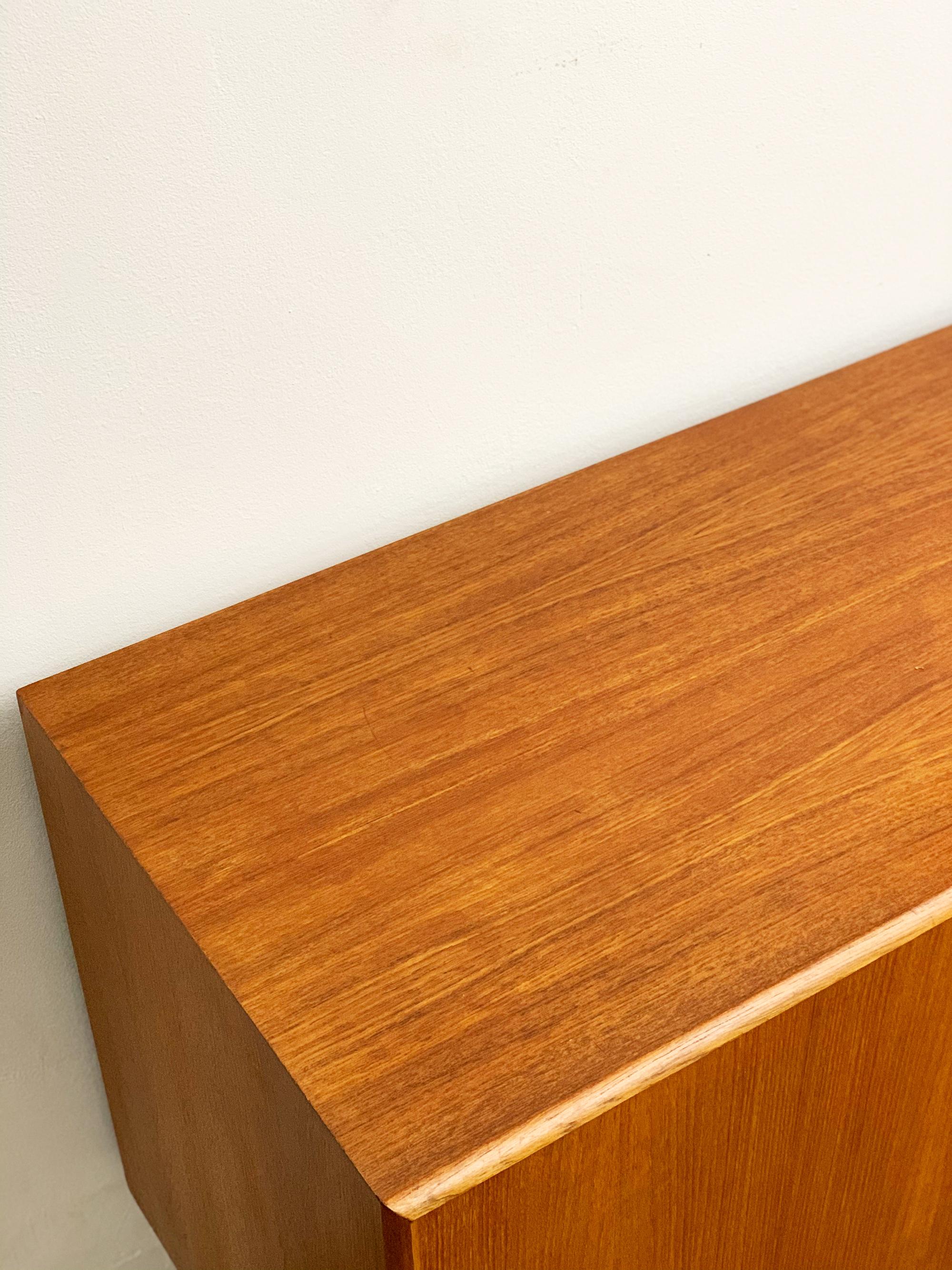 Danish Mid-Century Teak Sideboard or Credenza with Sculpted Legs, Denmark, 1950s 10