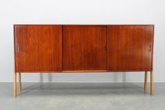 Danish Mid-Century Teak Sideboard with Sliding Doors, 1960s