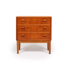 Danish Mid-Century Teak Three-Drawer Chest 1960s
